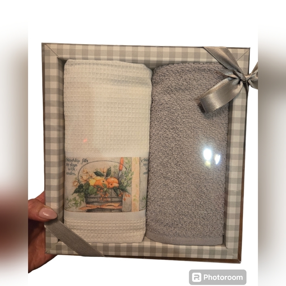 NIAB Fushia Plaid Kitchen Towels
